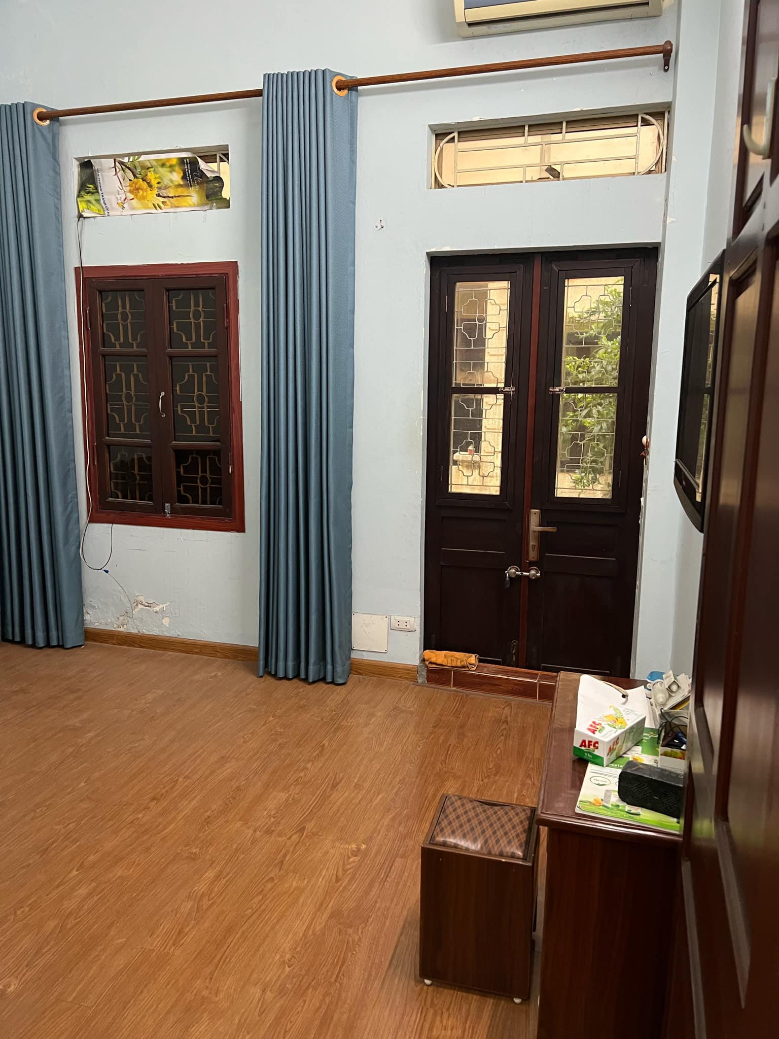 Cho thuê nhà ngõ ô tô Vũ Hữu, 3 tầng x 70m2, 4 ngủ, 15 Triệu, ở nhóm 8 người, VP c.ty - Ảnh chính